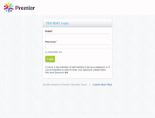 Tablet Screenshot of admin.premiersport.org
